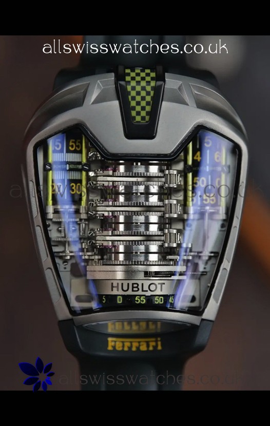Hublot MP-05 La Ferrari Titanium Casing Hyper Clone Watch 