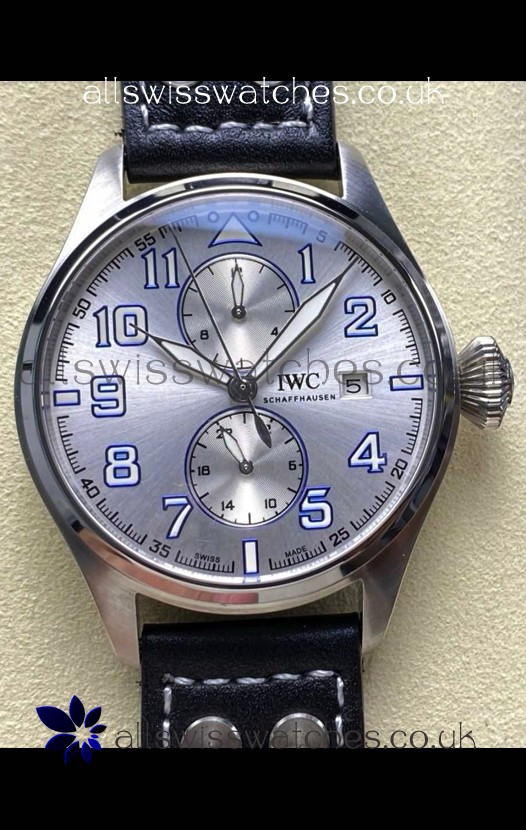 IWC PILOT'S Monopusher Steel Dial Replica Watch 