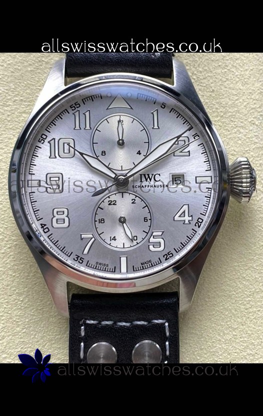 IWC PILOT'S Monopusher Steel Dial Replica Watch 