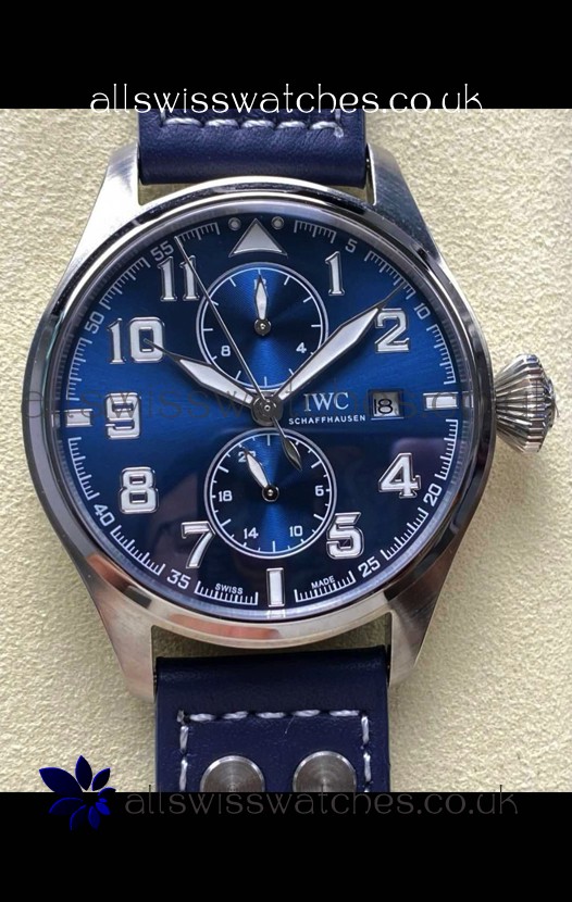 IWC PILOT'S Monopusher Le Petit Blue Dial Replica Watch 