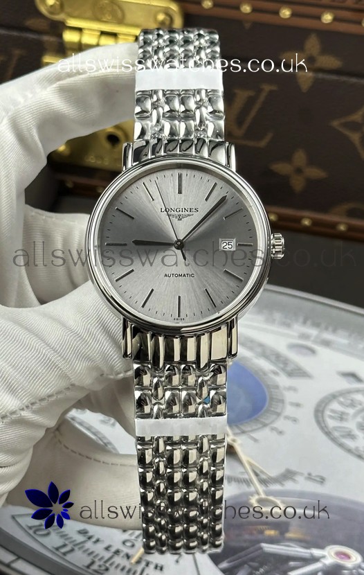 Longines Présence Automatic Steel Dial 39MM Super Clone Watch 