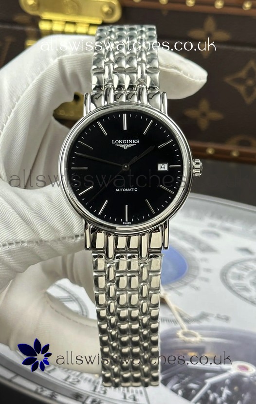 Longines Présence Automatic Black Dial 39MM Super Clone Watch 