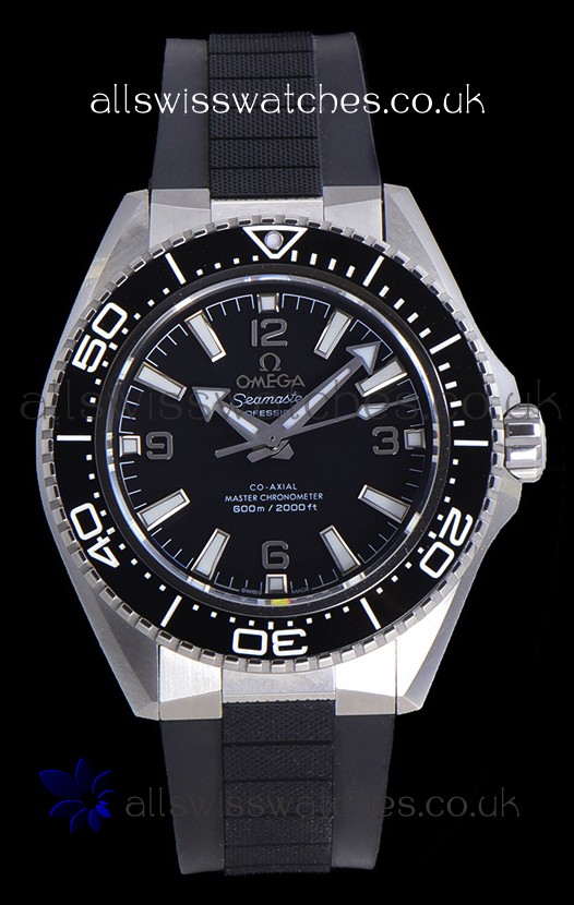 Omega Seamaster Planet Ocean Black Bezel Rubber Strap 42MM Super Clone Watch 