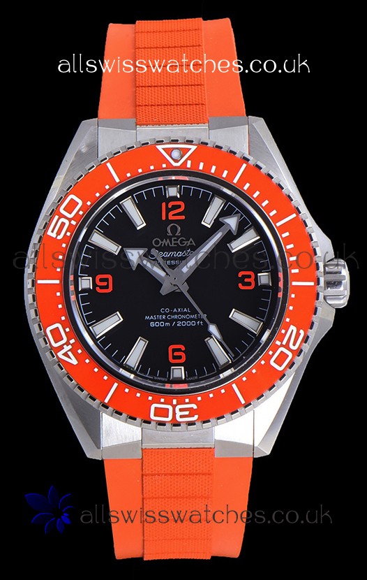 Omega Seamaster Planet Ocean Orange Bezel Rubber Strap 42MM Super Clone Watch 