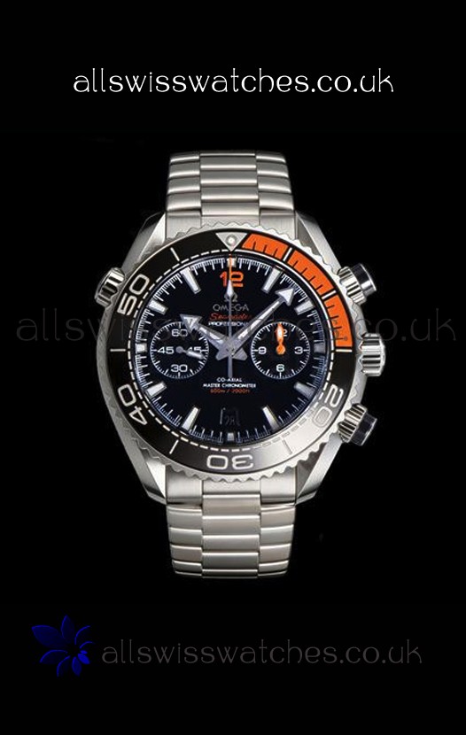 Omega Speedmaster Planet Ocean Black Dial Super Clone Watch 