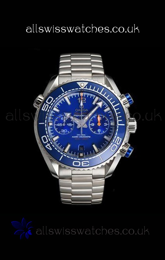 Omega Speedmaster Planet Ocean Blue Dial Super Clone Watch 