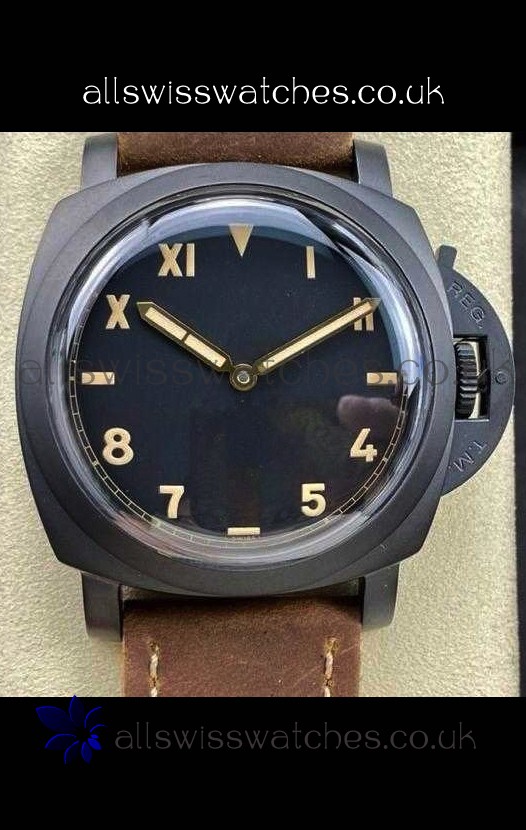 Panerai Luminor PAM00629 1950 3 Days Titanio DLC Coated Super Clone Watch 