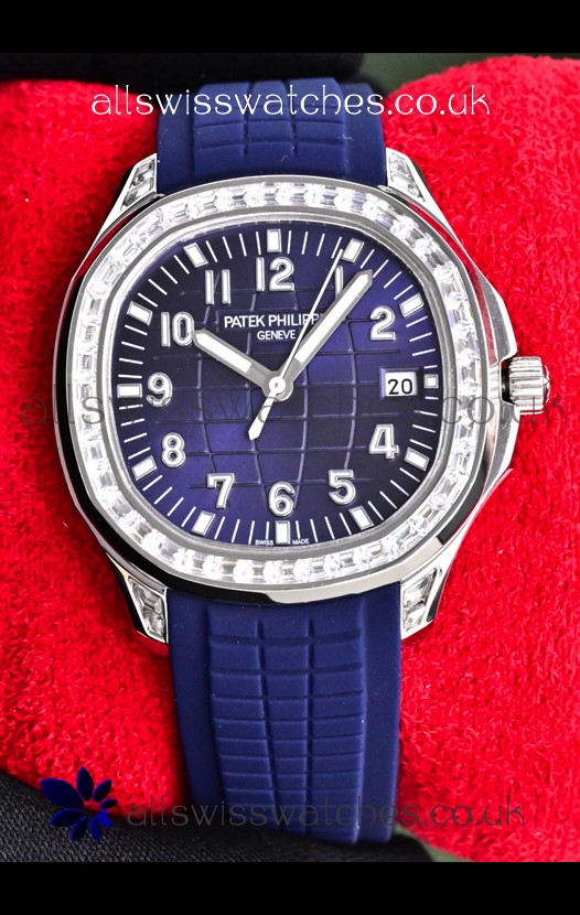 Patek Philippe Aquanaut 5167 Stainless Steel Blue Dial 38.5MM Watch