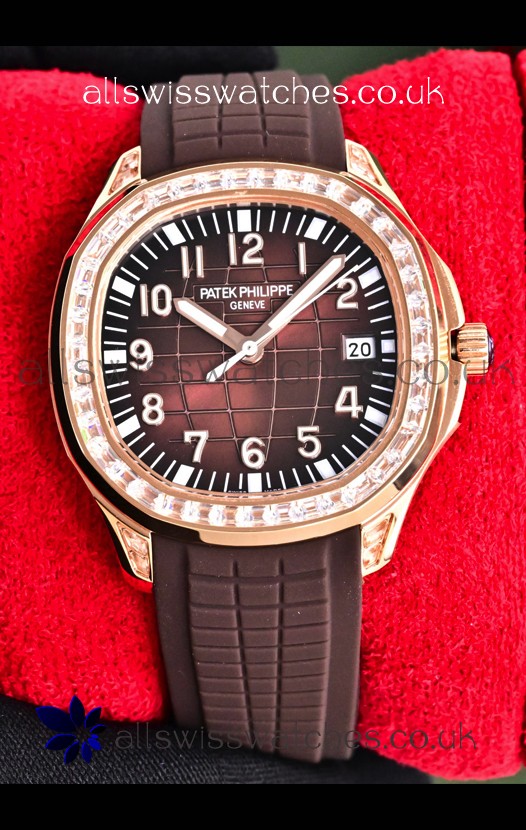 Patek Philippe Aquanaut 5167 Rose Gold Brown Dial 38.5MM Watch