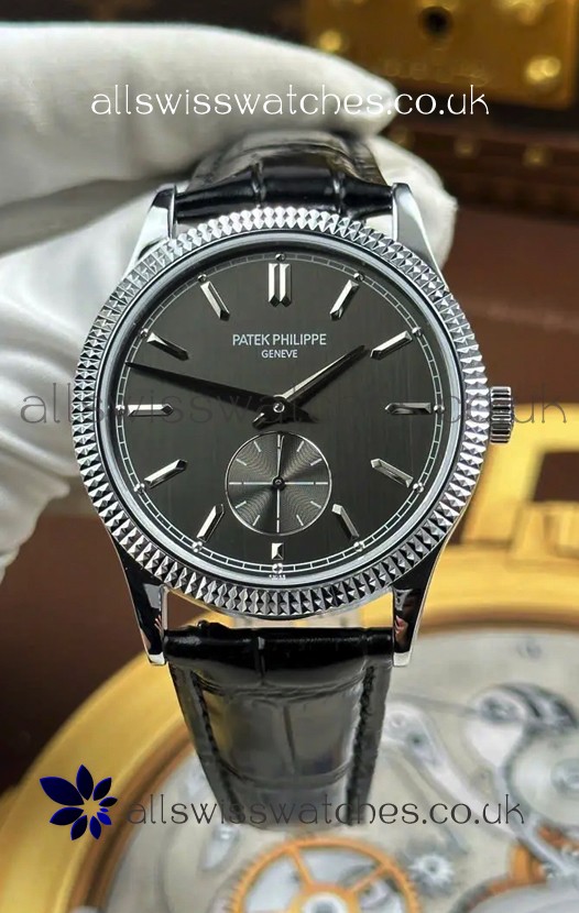 Patek Philippe Calatrava 6119G Stainless Steel Grey Dial Super Clone Watch 