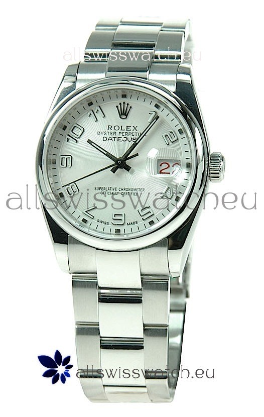 Rolex Datejust Swiss Replica Silver Watch