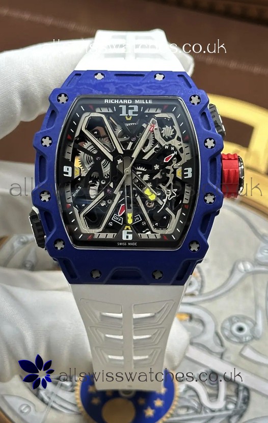 Richard Mille RM35-03 Rafael Nadal Edition Blue Quartz TPT Super Clone Watch 