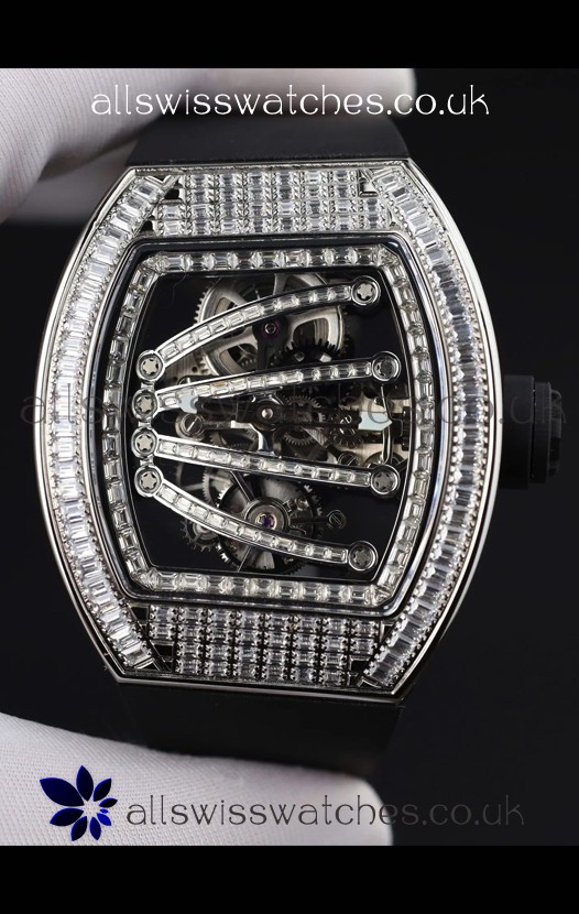 Richard Mille 59-01 Iced Out Casing Super Clone Watch 