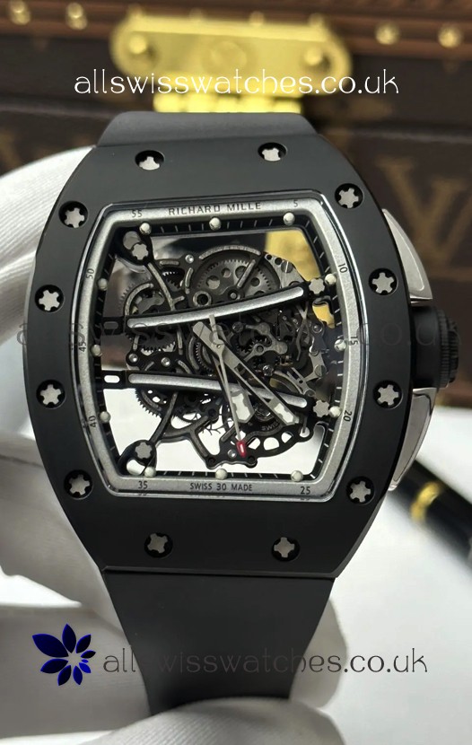 Richard Mille RM61-01 Black Ceramic FREE SPRUNG MVMNT Super Clone Watch