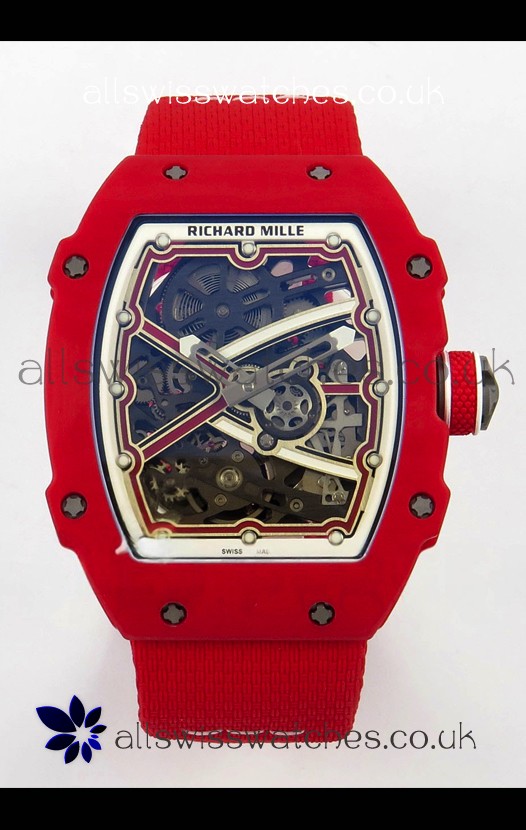 Richard Mille RM67-02 Red NTPT 37 Grams CRMA7 Clone Movement 