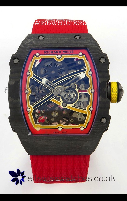 Richard Mille RM67-02 Black NTPT 37 Grams CRMA7 Clone Movement 