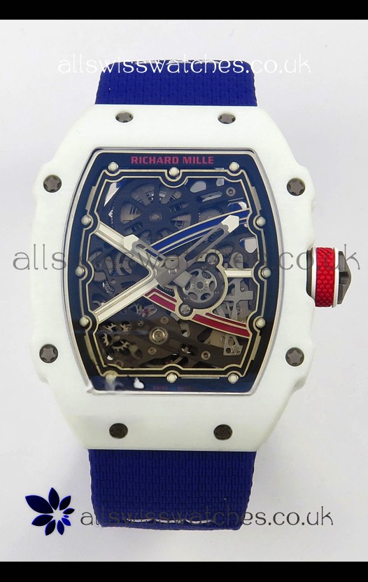Richard Mille RM67-02 White NTPT 37 Grams CRMA7 Clone Movement 