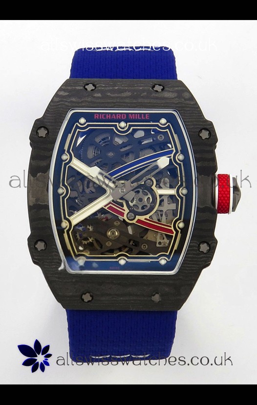 Richard Mille RM67-02 Black NTPT 37 Grams CRMA7 Clone Movement 