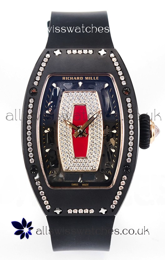 Richard Mille RM007 Black Ceramic Automatic Super Clone Watch 