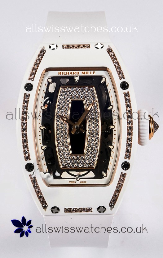 Richard Mille RM007 White Ceramic Automatic Super Clone Watch 