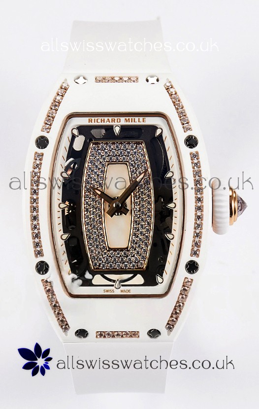Richard Mille RM007 White Ceramic Automatic Super Clone Watch 