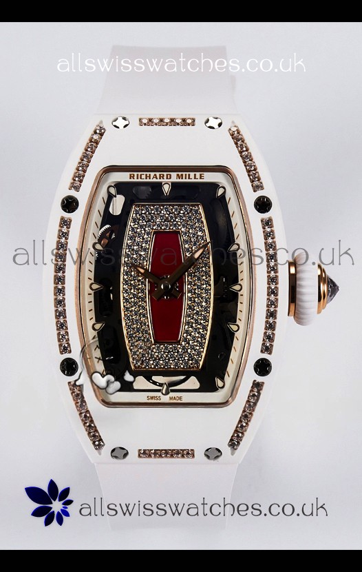 Richard Mille RM007 White Ceramic Automatic Super Clone Watch 