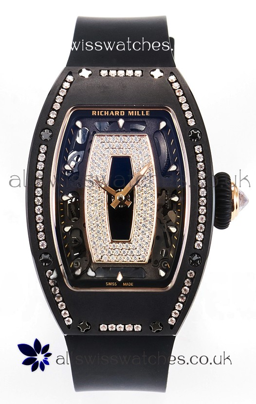 Richard Mille RM007 Black Ceramic Automatic Super Clone Watch 