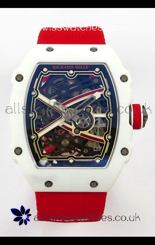 Richard Mille RM67-02 White NTPT 37 Grams CRMA7 Clone Movement 