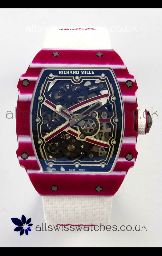 Richard Mille RM67-02 Red NTPT 37 Grams CRMA7 Clone Movement 