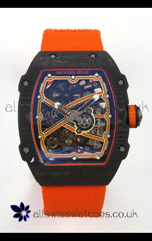 Richard Mille RM67-02 Black NTPT 37 Grams CRMA7 Clone Movement 