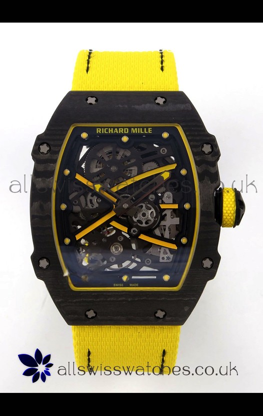 Richard Mille RM67-02 Black NTPT Velcro Strap CRMA7 Clone Movement 