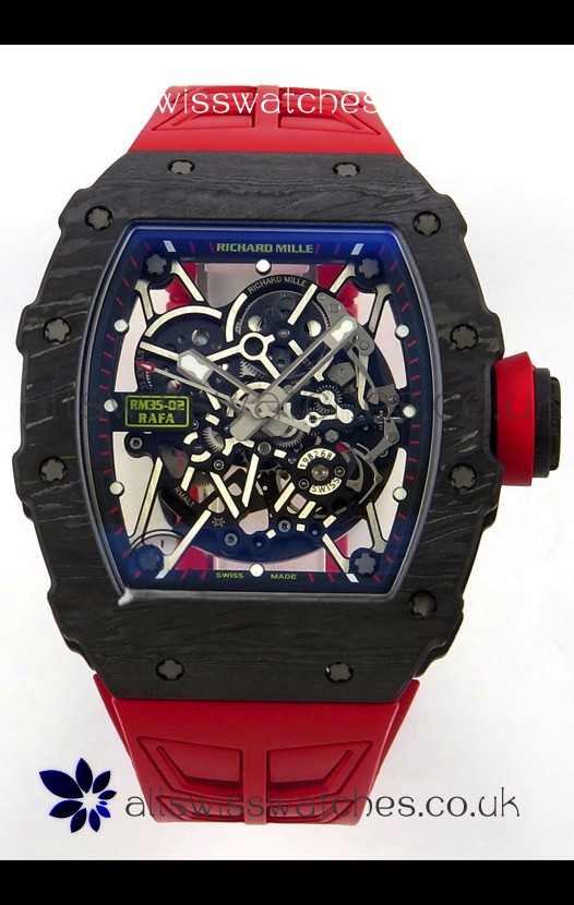 Richard Mille RM035-02 Black NTPT FREE SPRUNG MVMNT Super Clone Watch