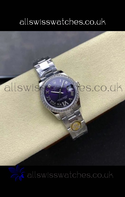 Rolex Super Clone Datejust 31MM Dark Blue Dial Super Clone Watch 