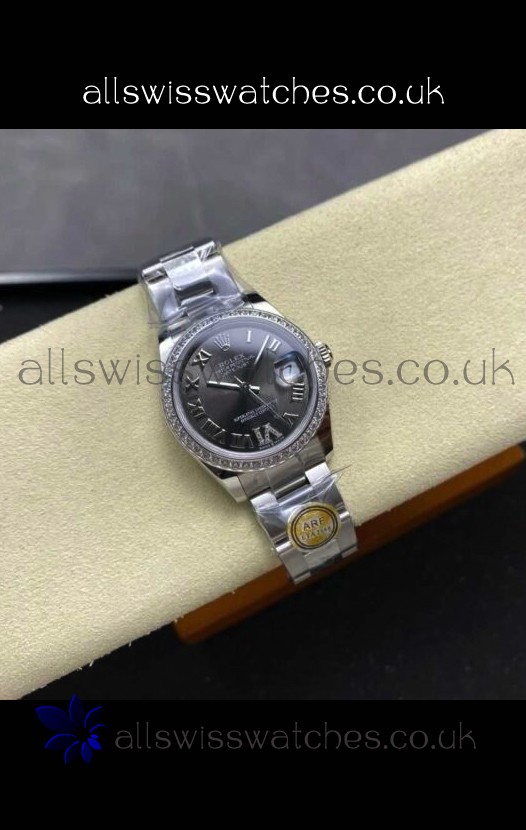 Rolex Super Clone Datejust 31MM Grey Dial Oyster Super Clone Watch