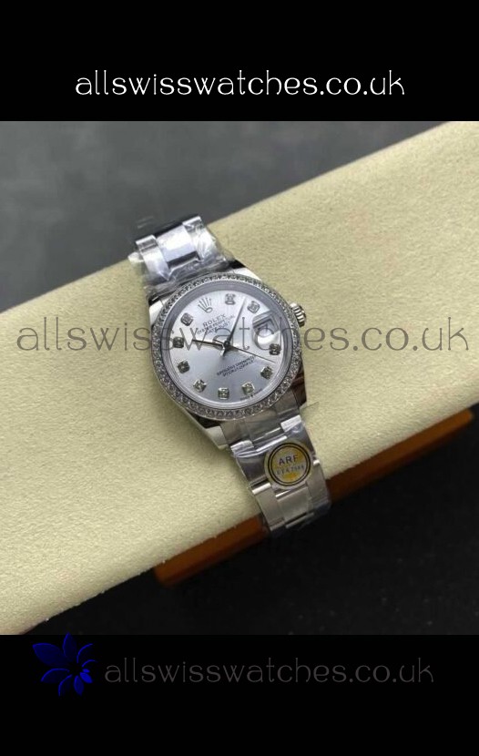 Rolex Super Clone Datejust 31MM Steel Dial Oyster Super Clone Watch