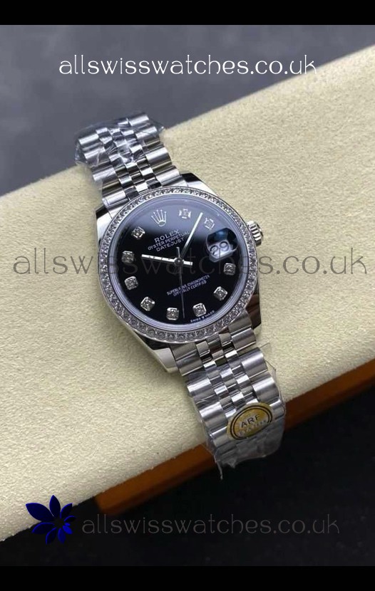 Rolex Super Clone Datejust 31MM Black Dial Jubilee Super Clone Watch 