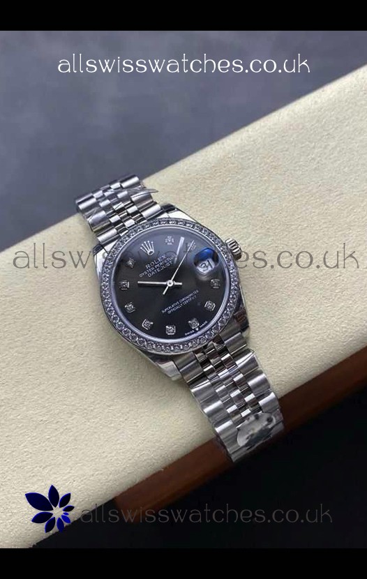Rolex Super Clone Datejust 31MM Grey Dial Steel Case Super Clone Watch 