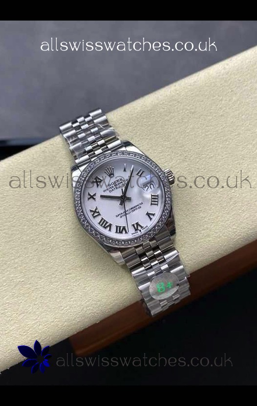 Rolex Super Clone Datejust 31MM White Dial Steel Case Super Clone Watch 