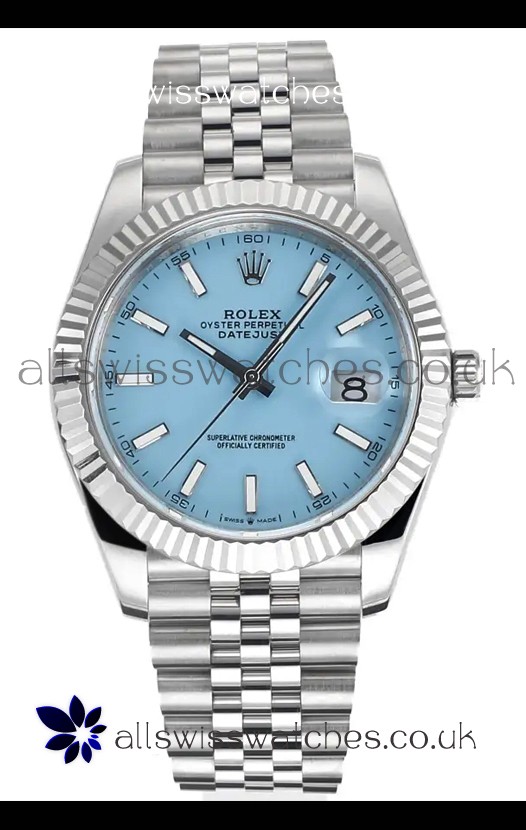 Rolex Datejust Cal.3235 Movement Tiffany Blue 41MM Super Clone Watch 