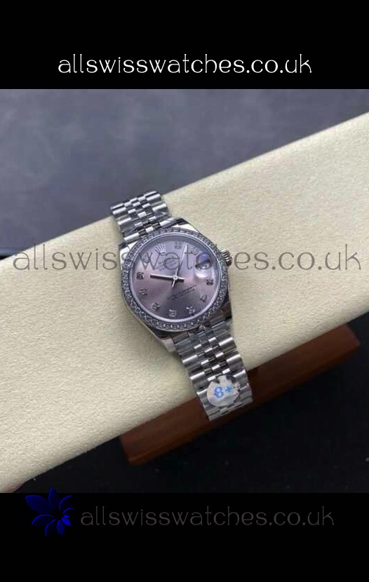 Rolex Super Clone Datejust 31MM Pink Dial Steel Case Super Clone Watch 