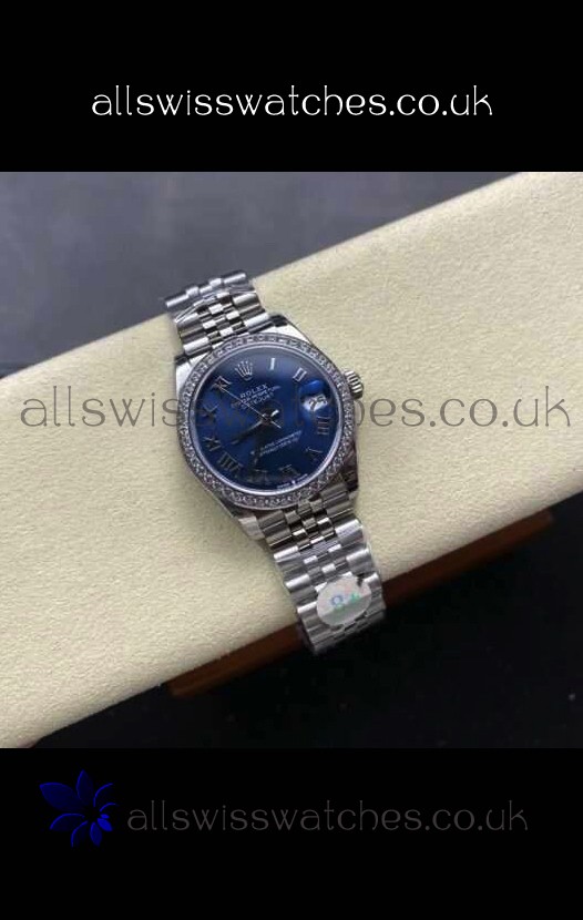Rolex Super Clone Datejust 31MM Navy Blue Dial Super Clone Watch 