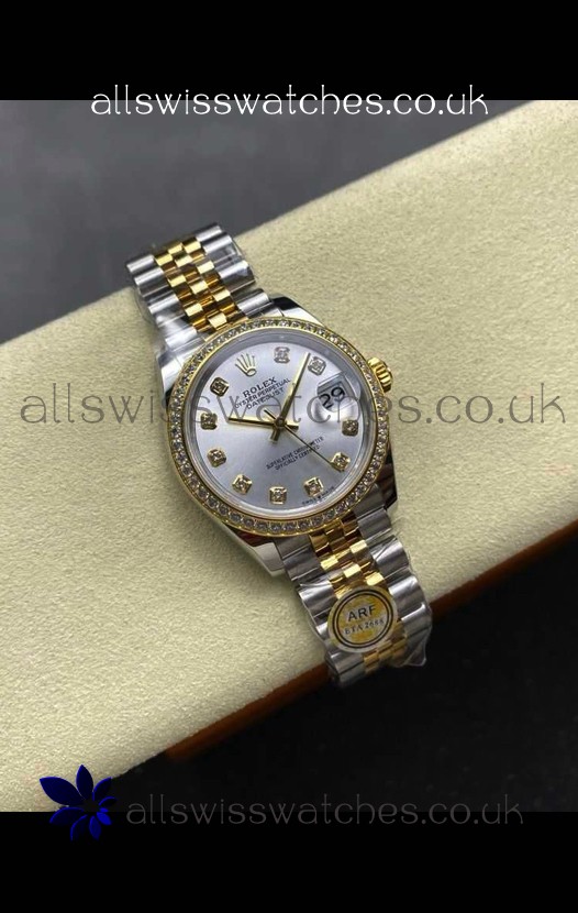 Rolex Super Clone Datejust 31MM Steel Dial Yellow Gold Super Clone Watch 