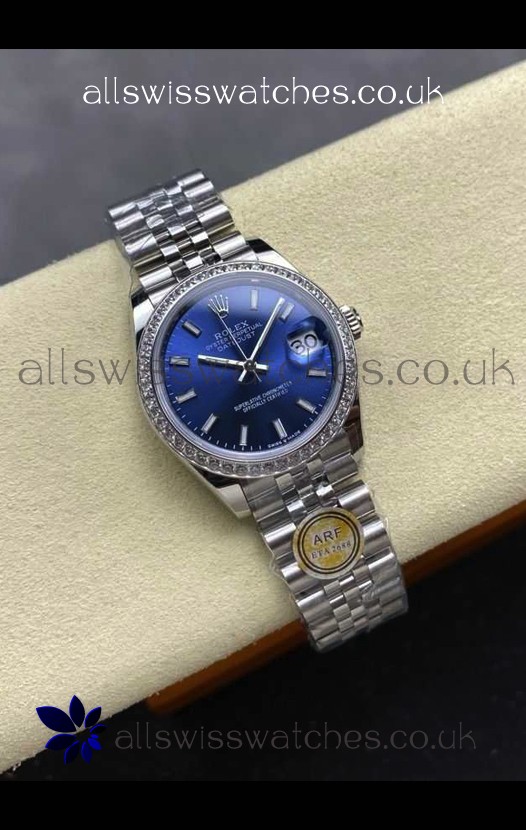 Rolex Super Clone Datejust 31MM Blue Dial Steel Case Super Clone Watch 