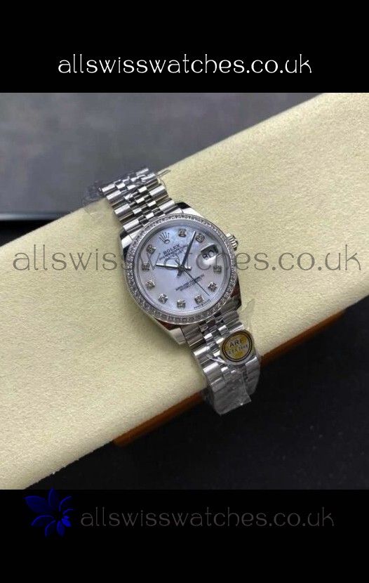Rolex Super Clone Datejust 31MM Pearl Dial Super Clone Watch
