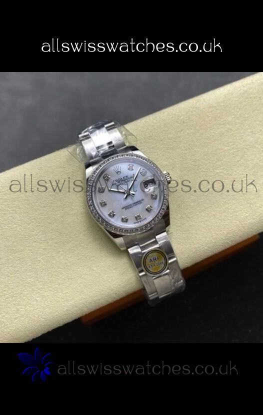 Rolex Super Clone Datejust 31MM Pearl Dial Oyster Super Clone Watch