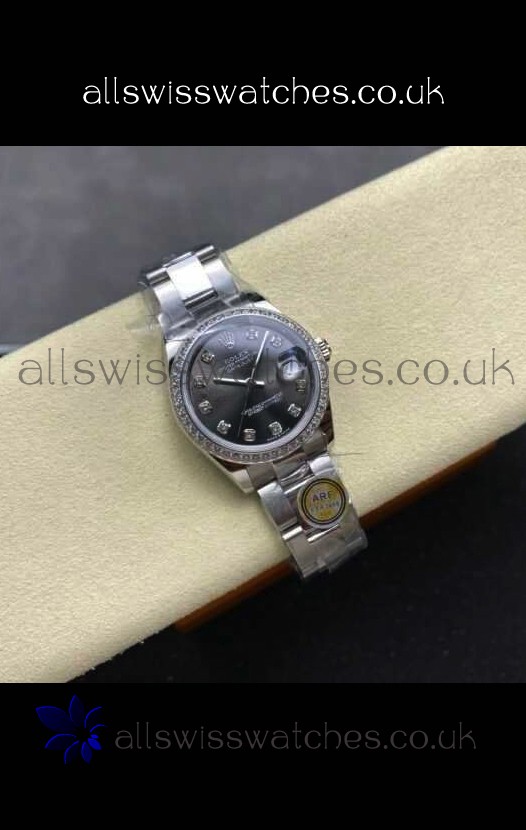 Rolex Super Clone Datejust 31MM Grey Dial Oyster Super Clone Watch