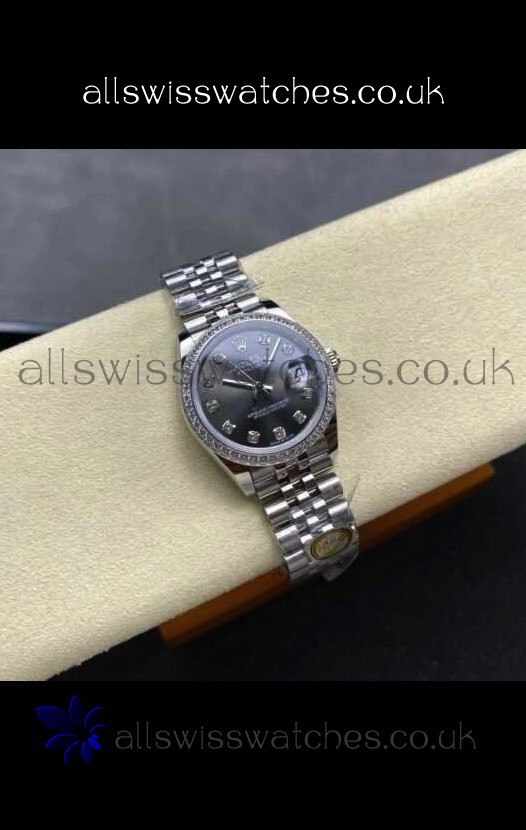 Rolex Super Clone Datejust 31MM Grey Dial Jubilee Super Clone Watch