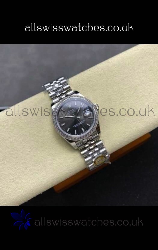 Rolex Super Clone Datejust 31MM Grey Dial Jubilee Super Clone Watch