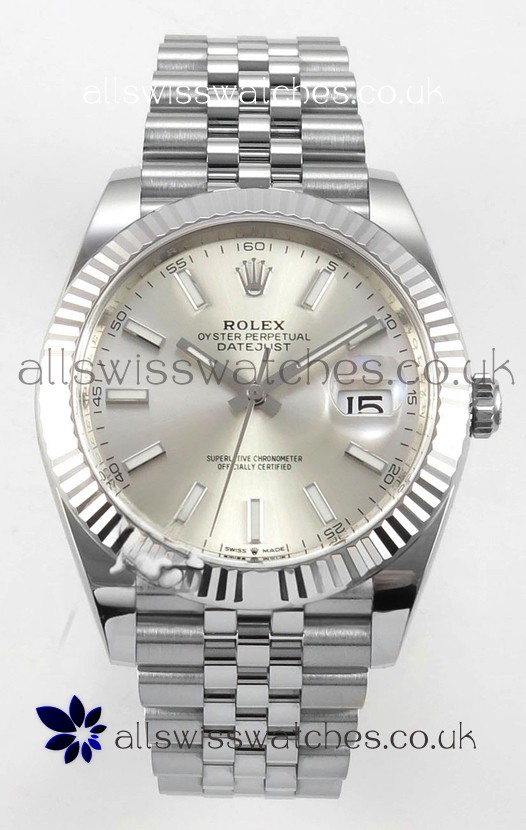 Datejust Super Clone 126334 Steel Dial 41MM FREE SPRUNG MVMNT 3235 Watch 