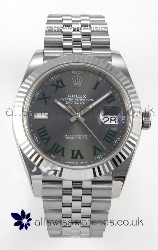 Datejust Super Clone 126334 Wimbledon 41MM FREE SPRUNG MVMNT 3235 Watch 
